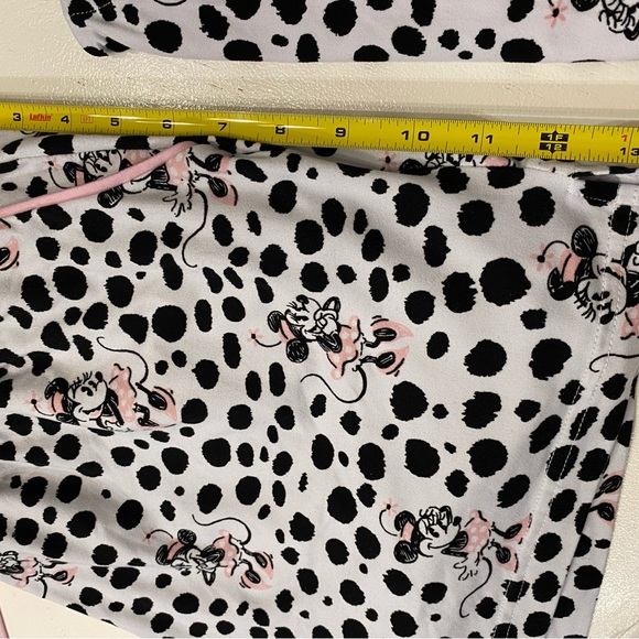Disney Minnie Mouse Polka Dot Pajama Set - Black, White, Pink - Picture 11 of 11